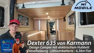Karmann Dexter 635: New 6.36 m layout with electric fold-down bed in review | Caravan Salon D&uuml;sse...