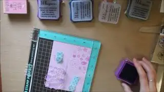 Easy Easter/Spring Card Tutorial! // Gray Florals