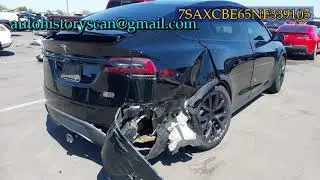 7SAXCBE65NF339105 Tesla Model X Plaid Tri Motor All Wheel Drive 2022