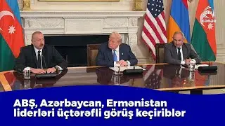 ABŞ, Azərbaycan, Ermənistan liderləri üçtərəfli görüş keçiriblər