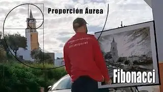 🎨 Proporciones áureas - Secuencia de Fibonacci 🎨📐 Pintura rápida en Villamartín Parte 2