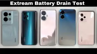 Realme 10 Pro Plus Vs Realme 10 Pro, Redmi Note 12 pro,Realme 9Pro, Reno 8 Pro Battery Drain Test