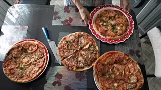 ОЧЕНЬ вкусная и красивая пицца. VERY tasty and beautiful pizza.