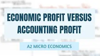 Economic Profit Versus Accounting Profit (Normal, Abnormal & Sub Normal Profit)
