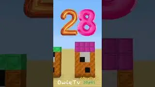 Counting by 4s Song  (4-40)  | Minecraft Numberblocks Counting Songs | Math Songs for Kids#kidssong