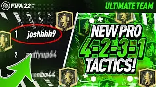 FIFA 22 - INSANE PRO PLAYER (4231) CUSTOM TACTICS + PLAYER INSTRUCTIONS!!