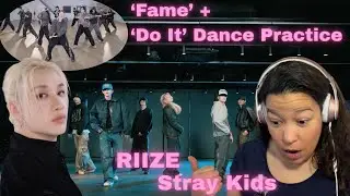 ‘Fame’ RIIZE + ‘Do It’ Stray Kids Black Swan vers. Dance Practice REACTION