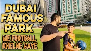 Day-4 Dubai Vlog: Playing Football with the Best View! ✨🇦🇪 #dubai