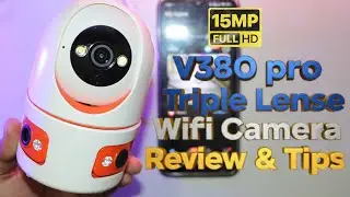 V380 Pro Triple Lens 15MP Camera Review & Tips