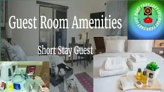 Standard Guest Room Aminities/ Supplies Use in Luxury Hotels