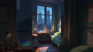 Rainy Room Lofi | Slow Beats for a Quiet Night #lofi #rainlofi #chillbeats #lofimu #relaxmusic