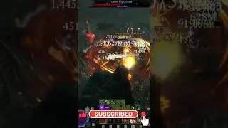 27 TRILLION Hit DELETES Pit Boss - THORNS RAKE Spiritborn | Diablo 4  #diablo4 #gaming #diablo