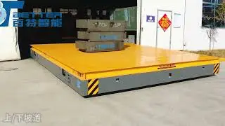 🎯 Trackless Transfer Cart Redefine Workshop Logistics#materialhandling #machinetransport#automobile