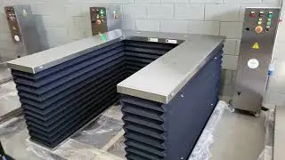 PLATAFORMA PANTOGR&Aacute;FICA INOX ESCOVADO   EMCM