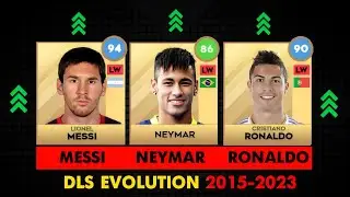 MESSI VS RONALDO VS NEYMAR DLS EVOLUTION 2015-2023 😭😭😭