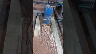 CNC Router in Action &ndash; Stunning Wood Carving Process! #woodscraft #asmr