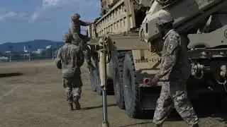 Exercise Resolute Dragon23: U.S. Soldiers conduct field training at Marine Corps Air Station Iwakuni