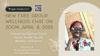 Wright Guides LLC LIVE: Free Group Spiritual and Wellness Chat on Zoom #shorts