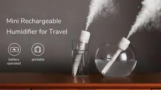JISULIFE Mini Wireless Air Humidifier