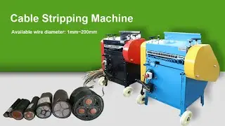 Cable Stripping Machine | Efficient Copper Wire Recycling for Higher Profit