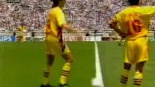 Funny: Hagi ignores Lupescu (WC 94)