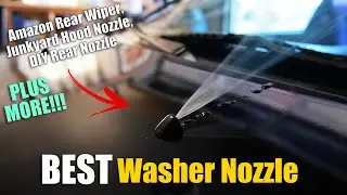 Installing Windshield Washer Nozzles Front/Rear for EG Hatch - Amazon, Junkyard & DIY STUFF!!!!!