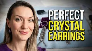 EVENING EARRINGS DIY | Clip On Earrings | Beginner Tutorial | Crystal Chain Jewelry | Handmade