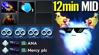 Dota 2 WTF IO MID!? 20 min GGWP Can't Stop 16 Kill Pro Plays by ANA