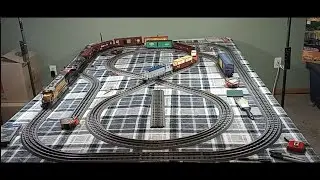 MTH Realtrax 4X8 ft layout Union Pacific GP-38 Diesel from set 30-4250-1