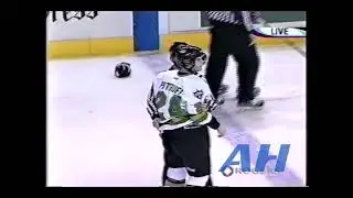 OHL Mar. 19, 2004 Ryan Pottruff,LDN v David Lomas,WIN London Knights Windsor Spitfires