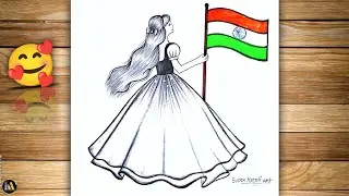 Republic Day drawing | Republic day poster drawing | Happy Republic day drawing | republic day