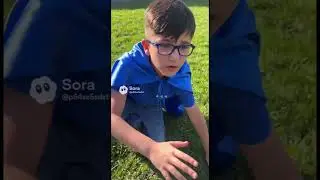 Uh Oh&hellip; 🐾 #funny #cat #backyard #kids #viral