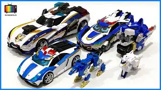 Металлический карточный робот W Tobot Blue Cop W Blue Cop Wolf Card Captain Police Wolf Dog Polic...