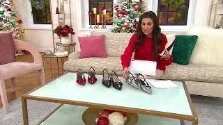 Bernardo Leather Sling-Back Pumps - Marietta on QVC