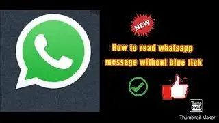 How to read whatsapp message without blue tick