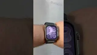 Apple Watch Ultra 3 Amazing Combo with Alpine Loop and New Watch Face ⚡️ #shorts #trending #apple