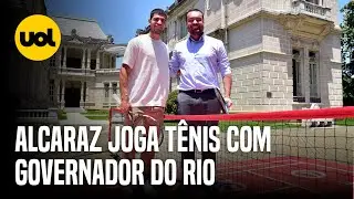 ESPANHOL CARLOS ALCARAZ JOGA TÊNIS COM GOVERNADOR E AGRADECE RIO OPEN: “ME SINTO EM CASA”