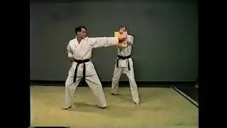 Board Breaking using a Knife Hand