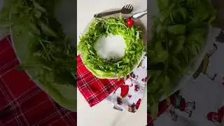 Christmas🎄salad wreath 🥗#fancy #healthy #christmas #party #recipe