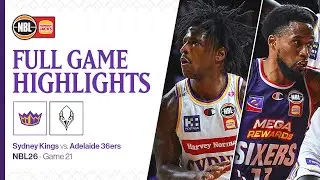 FULL GAME HIGHLIGHTS: Sydney Kings vs Adelaide 36ers