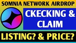 Somnia  Airdrop New Update | Somnia Airdrop Checker | Somnia Network Airdrop Claim | Somi Listing 