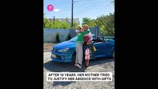 Dramatic Reunion: Rich Mother's Return Shocks Daughter and Ex #shorts