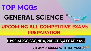 //TOP MCQS GENERAL SCIENCE// UPSC//MPSC//SSC/RRB//NDA//CDS//AFCAT//UPCOMING