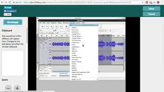 Audacity online by OffiDocs