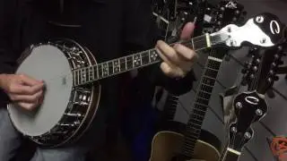 Caraya BJ-004 4-String Mahogany Resonator Banjo