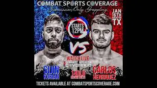 Brown Belt SuperFight Carlos Henriquez VS Sijin Kurian At Combat Sports Coverage Submission Only