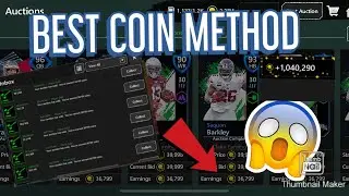 EXPOSING THE BEST COIN METHOD IN MADDEN MOBILE! *MAKE 2MIL EVERYDAY*