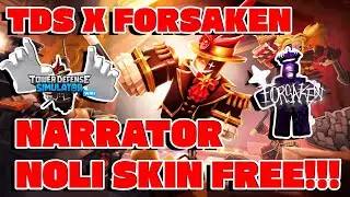 🔴FORSAKEN NOLI SKIN FREE - PLAYING TDS WITH FANS + FORSAKEN PLAYERS GET FORSAKEN NOLI NOW EASY QUICK