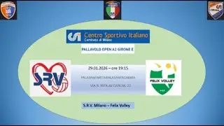 CSI Open A2, 2a g. ritorno: SRV  -Felix Volley