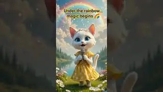 Magical Singing Cat Under the Rainbow 🌈✨ | The Cutest Fairy Tale Animation You&rsquo;ll Ever See!